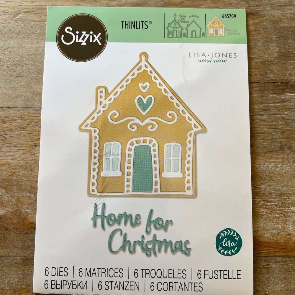 Sizzix ThinLits-  Home for Christmas Die Set -